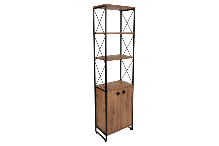 Hanah Home Tervel - Pine Estantería Industrial